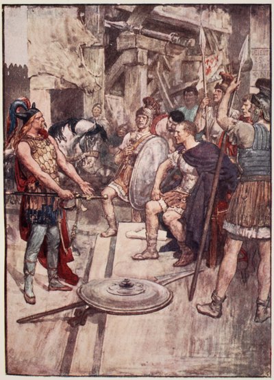 Vercingetorix Threw His Arms at the Feet of His Conquerors by William Rainey